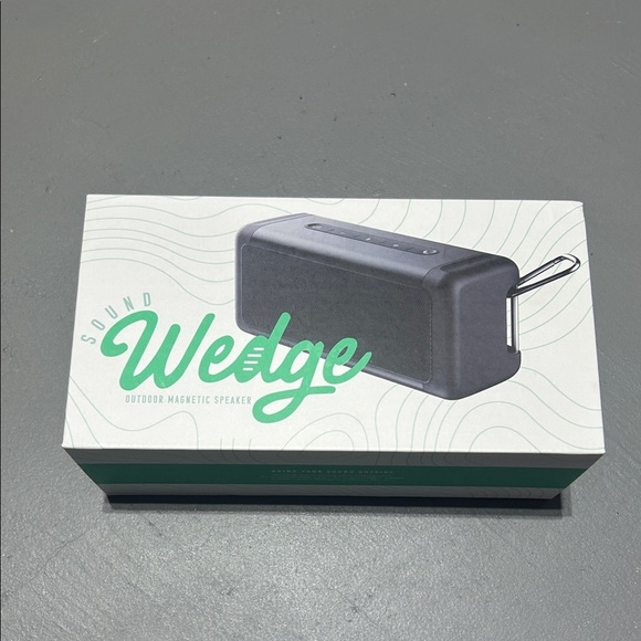 Sound Wedge Other - Sound Wedge - Outdoor Magnetic Speaker (New In Box with Charging Cable)